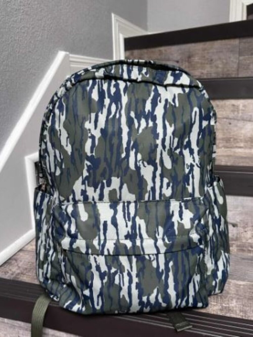 NWOT Boys Camo school Backpack, back to school NEW backpack, woods backpack